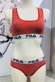 FILA bralette bavlna proužek